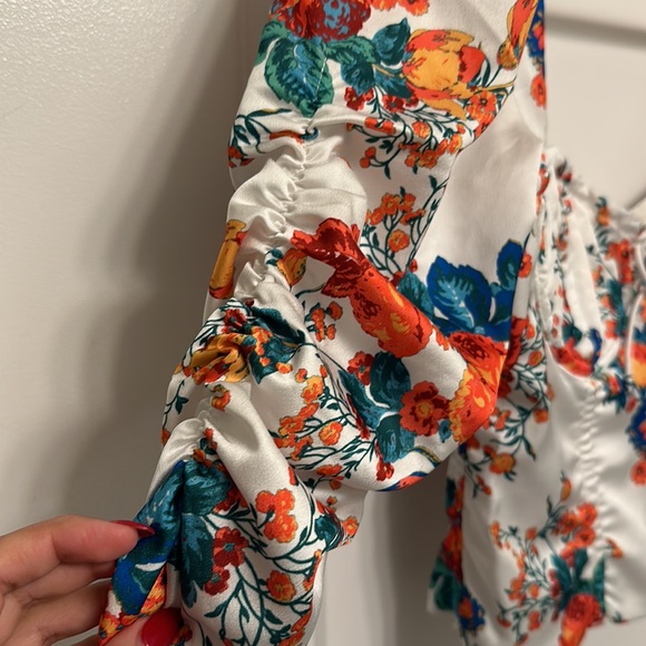 For Love & Lemons Brandy Top in Ivory - Picture 6 of 6